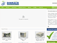 Tablet Screenshot of dinrackis.com